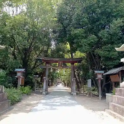 辛國神社の鳥居