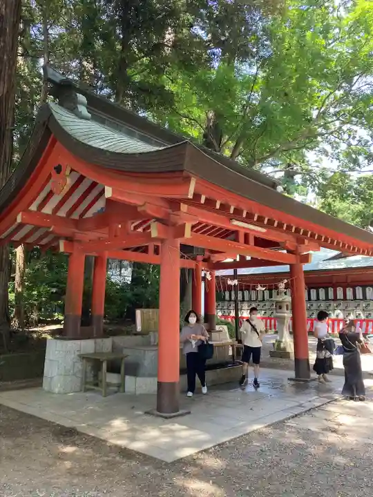 鹿島神宮の手水舎