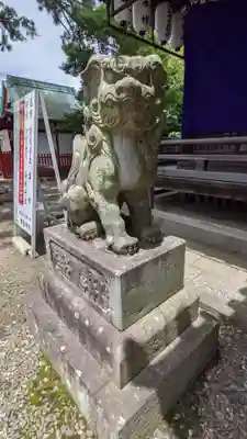 手筒花火発祥の地 吉田神社の狛犬