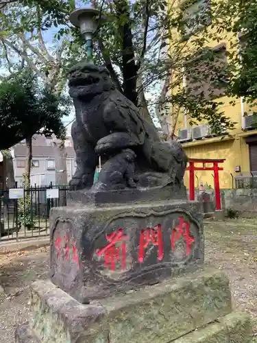 南品川諏訪神社の狛犬