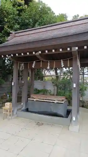 検見川神社の手水舎