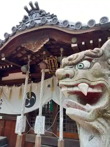北山鹿島神社の狛犬