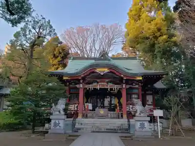 中野氷川神社の本殿・本堂