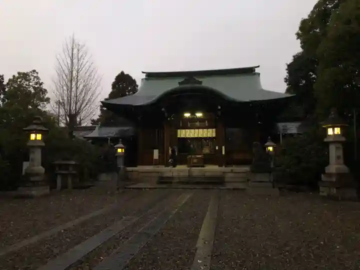 溝旗神社(肇國神社)の本殿・本堂