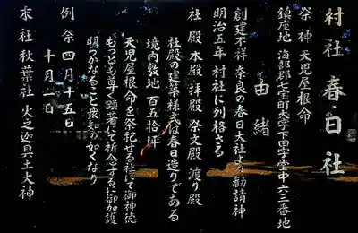 春日社（下田春日神社）の歴史