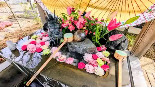 法輪寺の手水舎