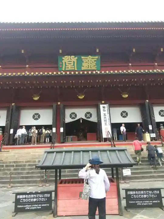 日光山輪王寺三仏堂の本殿・本堂