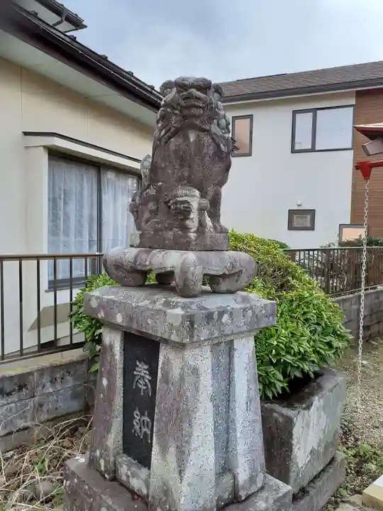 新庄観音堂の狛犬