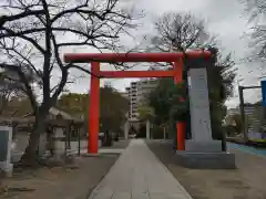 稲毛神社の鳥居