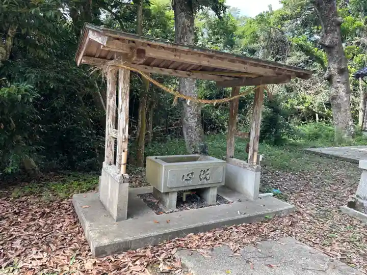 片姫神社の手水舎