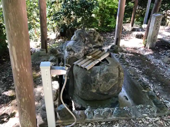 大名持神社の手水舎