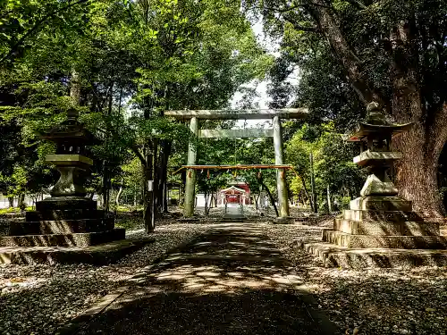 八劔社（中嶋八剱社）の鳥居