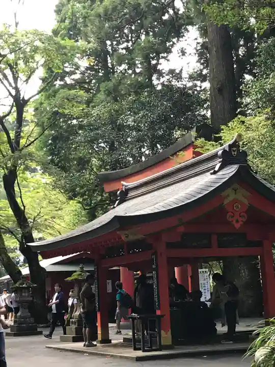 箱根神社の手水舎