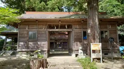 宇那禰神社の山門