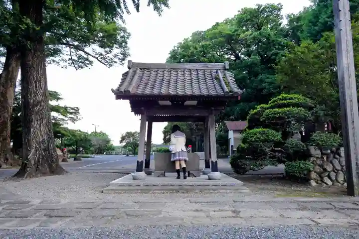 文殊寺の手水舎