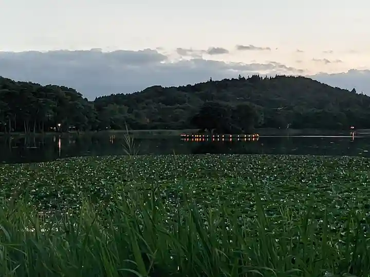 南湖神社の周辺