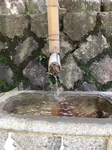 田瀬神社の手水