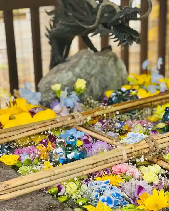 豊平神社の手水舎