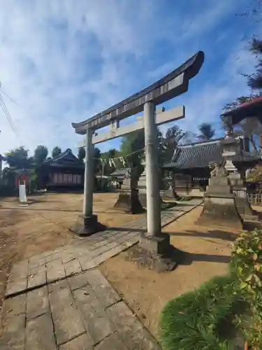 佐間天神社の鳥居