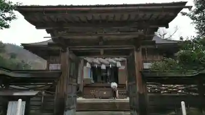 中山神社の山門・神門