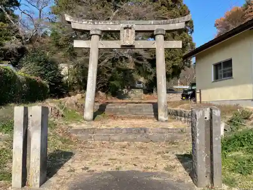 藤沼神社の鳥居