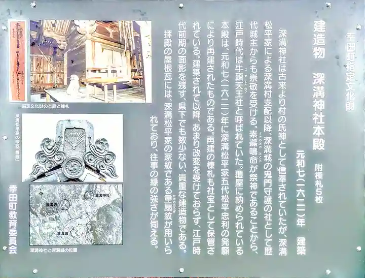 深溝神社の歴史