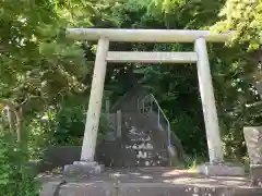 神社(名称不明)の鳥居