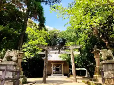 富田八幡神社の鳥居