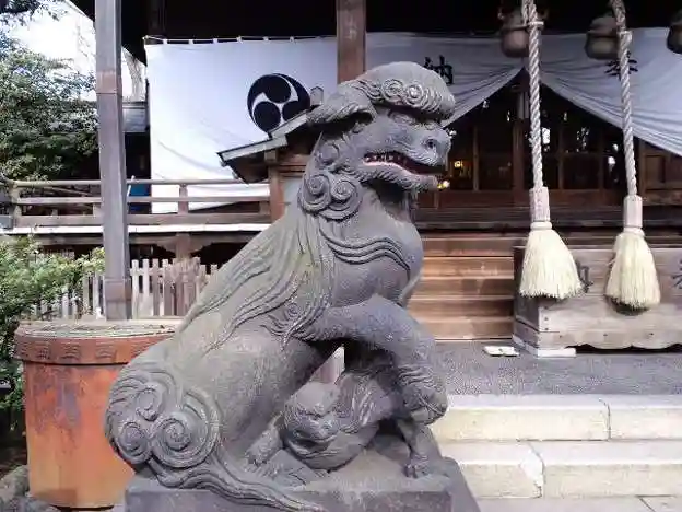 七社神社の狛犬
