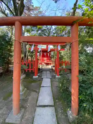 越ヶ谷久伊豆神社の鳥居