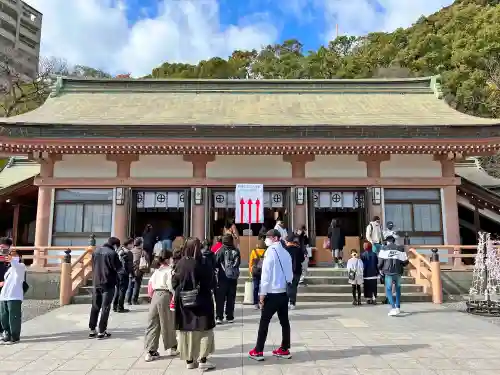 照國神社の本殿・本堂