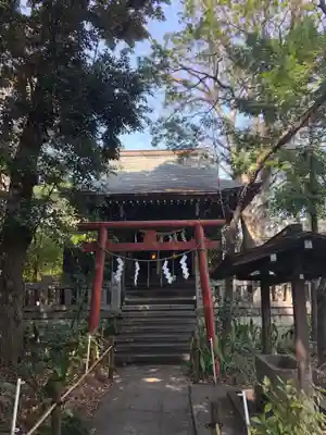 自由が丘熊野神社の鳥居