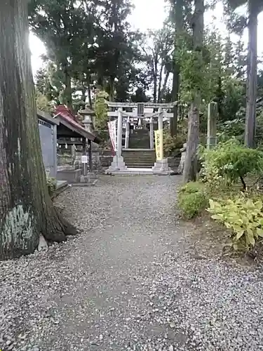 隠津島神社の鳥居