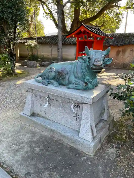 片埜神社の狛犬