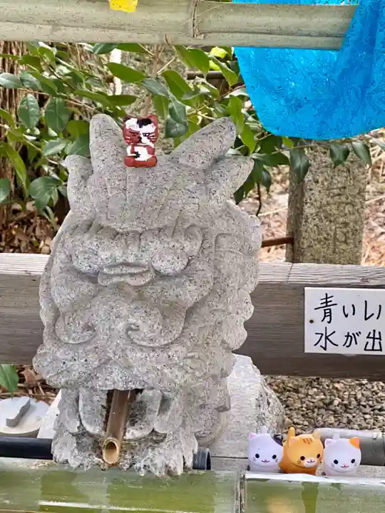 玉田神社の手水舎
