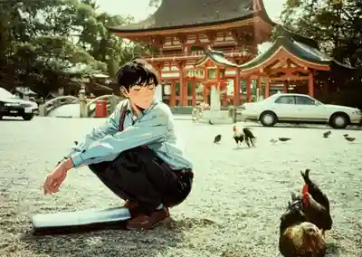 津島神社の山門・神門