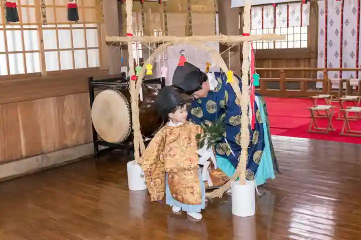釧路一之宮 厳島神社の七五三参