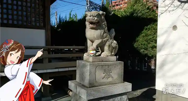 諏訪神社の狛犬