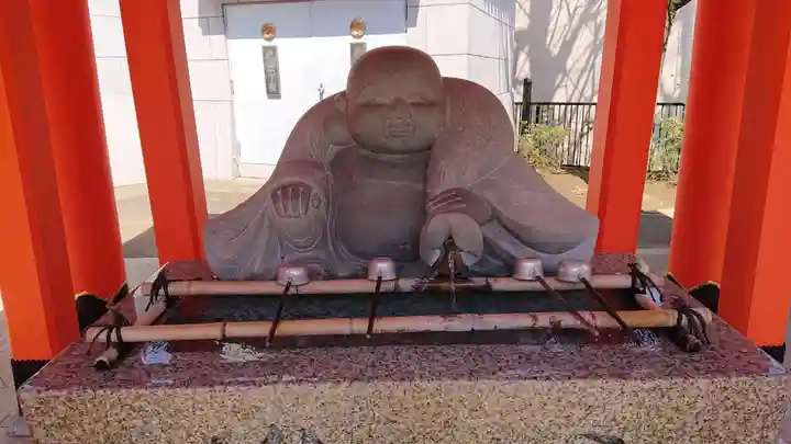 穴八幡宮の手水舎