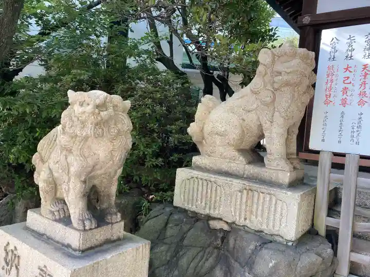 七宮神社の狛犬