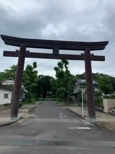 都萬神社の鳥居