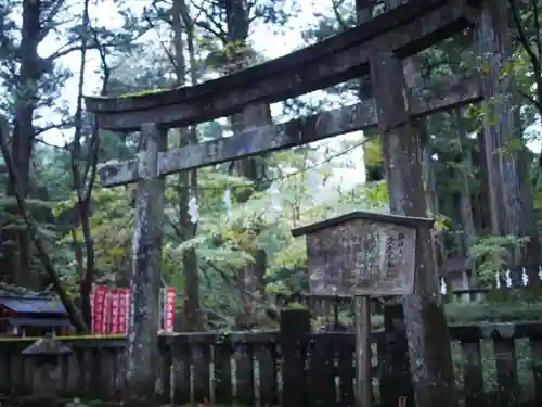 瀧尾神社（日光二荒山神社別宮）の鳥居