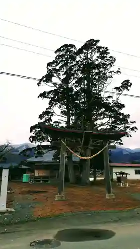 水分神社の鳥居