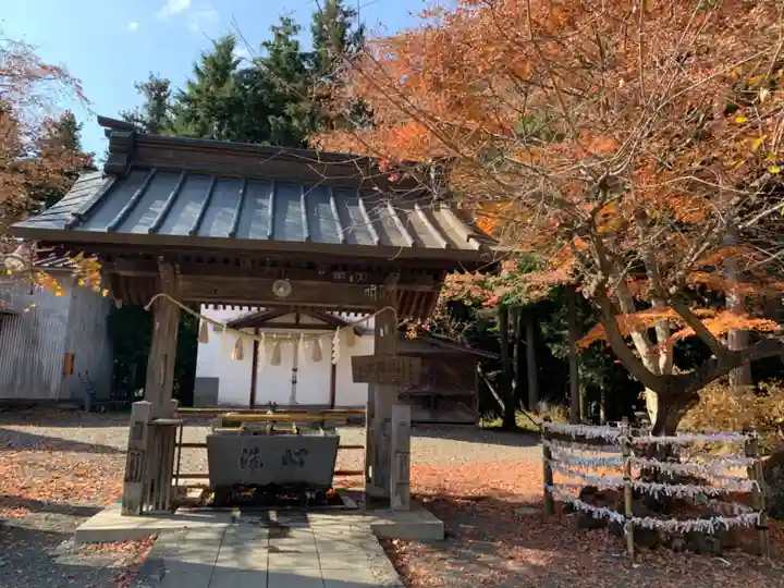 冨士御室浅間神社の手水舎