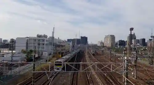 上平井天祖神社の周辺