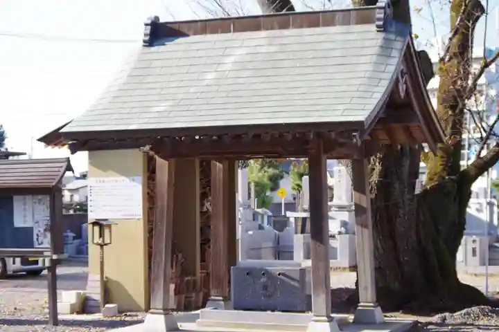 護国寺の手水舎