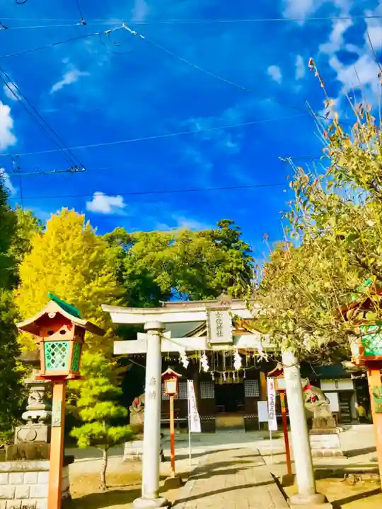 女化神社の鳥居