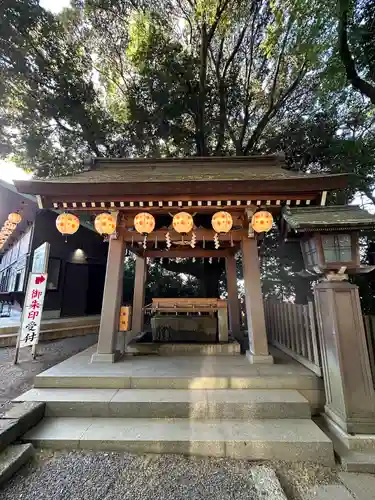 検見川神社の手水舎