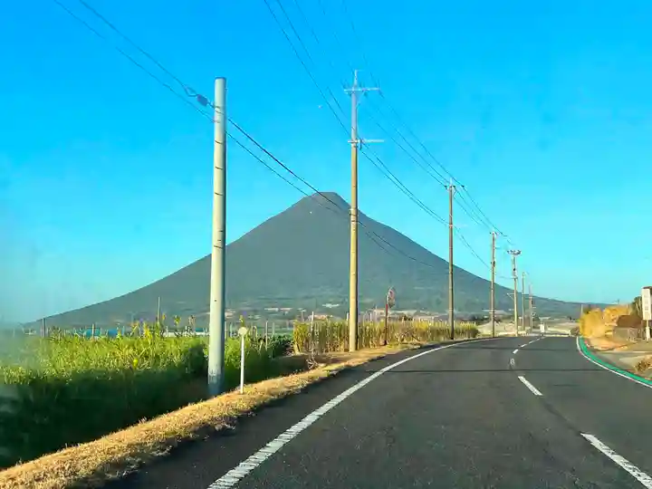 枚聞神社の景色