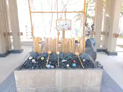 上川神社の手水舎